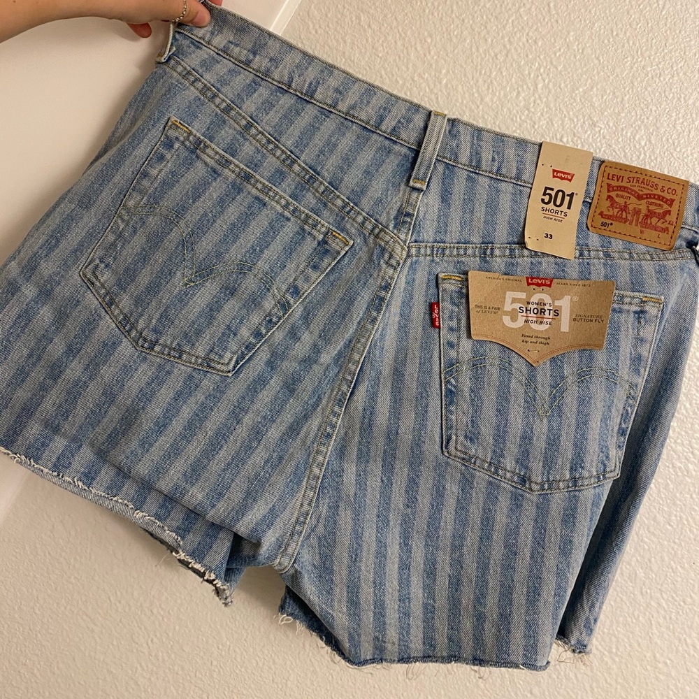 Levi 501 high-rise shorts